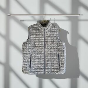 Eddie Bauer Gray Quilted Vest -Like new